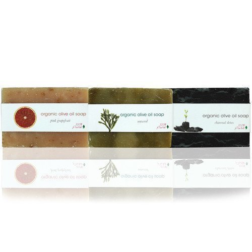 100% Pure Organic Olive Oil Soap Seaweed