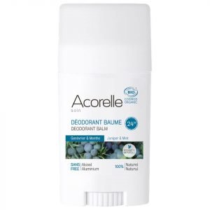 Acorelle Organic Juniper And Mint Deodorant Balm 40 G