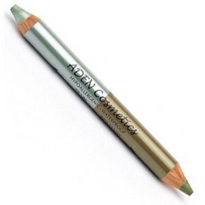 Aden Jumbo Twin Pearl Eyeshadow Waterproof Black-Lilac