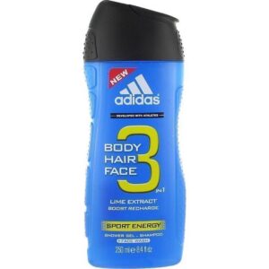 Adidas 3 in 1 Sport Energy Shower Gel Shower Gel 250ml