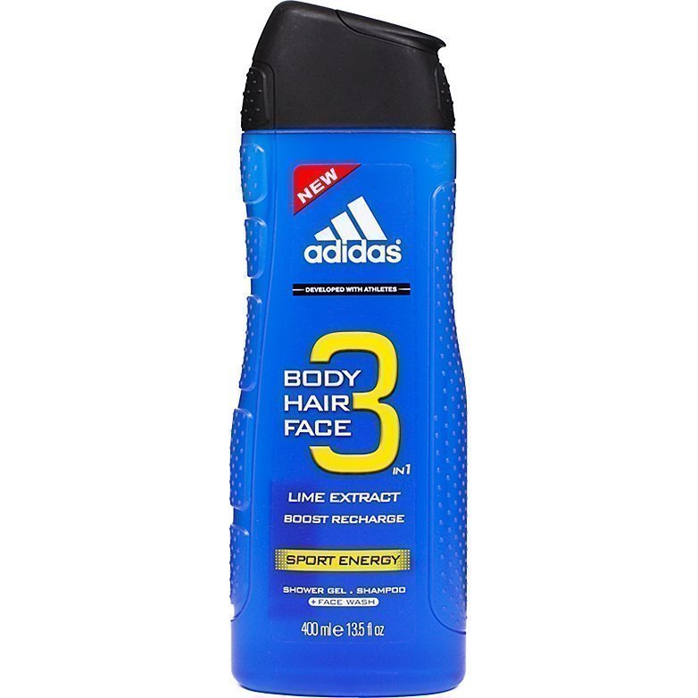 Adidas 3 in 1 Sport Energy Shower Gel Shower Gel 400ml