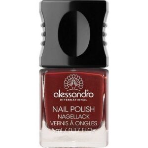 Alessandro Mini Nail Polish Shiny Aubergine