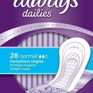 Always Normal Wrapped 28 Kpl Pikkuhousunsuoja