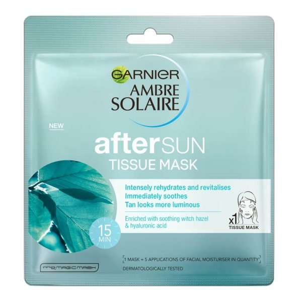 Ambre Solaire After Sun Cooling Hydrating Face Sheet Mask