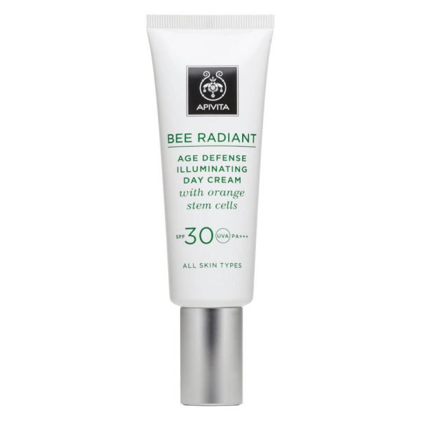 Apivita Bee Radiant Age Defense Illuminating Day Cream Spf 30 40 Ml