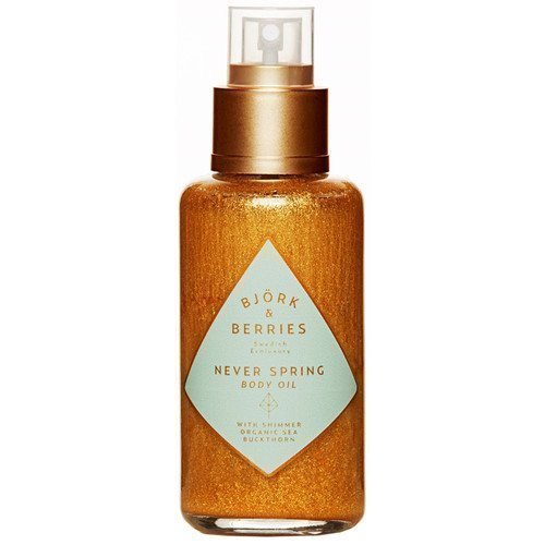 BJÖRK&BERRIES Never Spring Body Oil with Shimmer