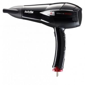 Babyliss Retra-Cord Expert 2000w Hair Dryer Hiustenkuivaaja Black