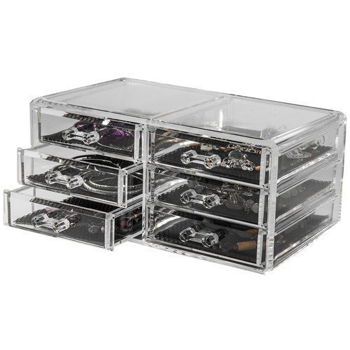 Beauty Organizers Bijoux Organizer Jewelry Organizer Box with 6 Drawers
