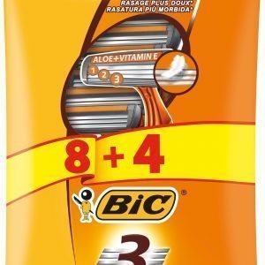 Bic 3 Sensitive Varsiterä 8+4 Kpl