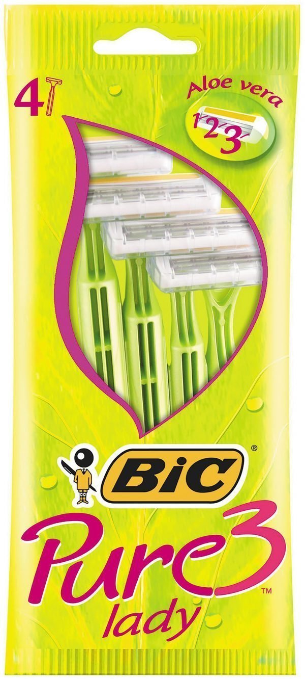 Bic Pure Lady Varsiterä 4 Kpl