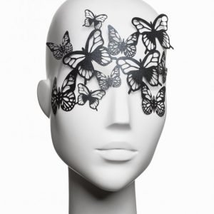 Bijoux Indiscrets Sybille Vinyl Mask Vinyylinaamio Musta