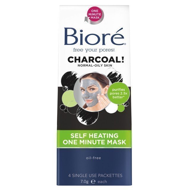 Bioré Self Heating One Minute Mask 4 st