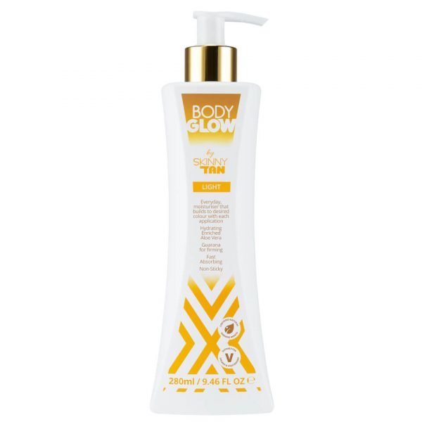 Body Glow By Skinny Tan Light Lotion 280 Ml