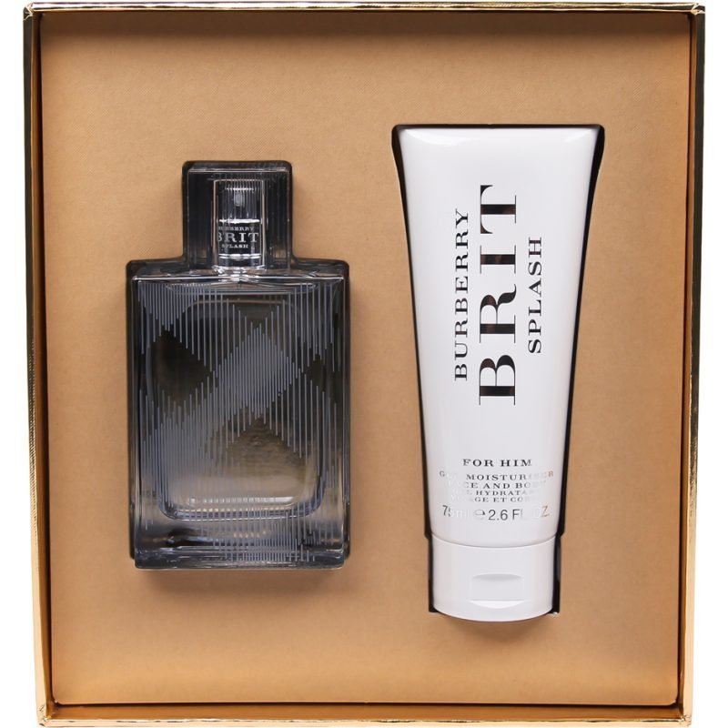 Burberry Brit Splash For Men EdT 50ml Moisturiser 75ml