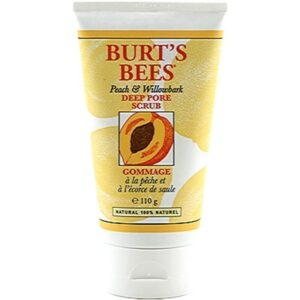 Burt's Bees Deep Pore Scrub Peach & Willow Bark 110g