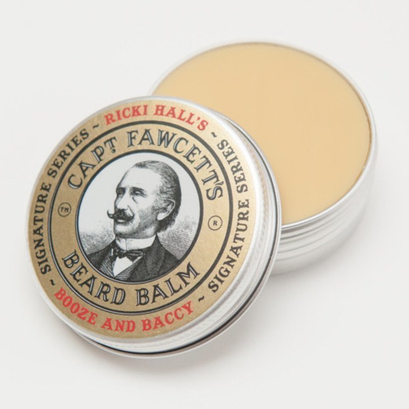 Captain Fawcett Beard Balm Ricky Hall's Booze & Baccy