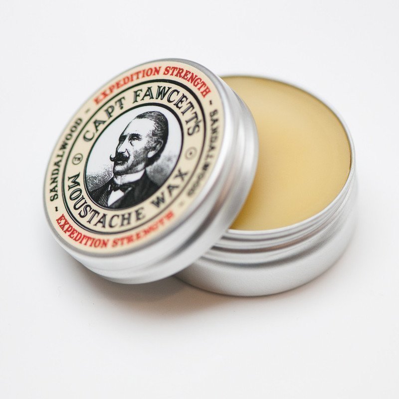 Captain Fawcett Moustache Wax Expedition Strength