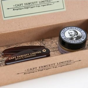Captain Fawcett Moustache Wax&Folding Comb Lavender