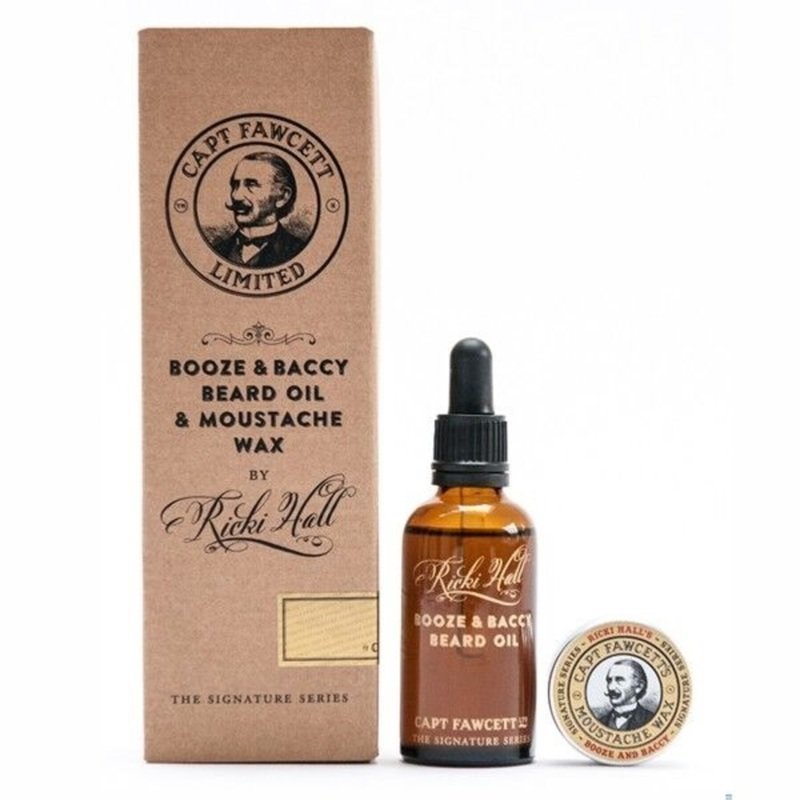 Captain Fawcett Ricki Hall's Booze & Baccy Gift Set