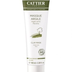 Cattier-Paris Face Clay Mask Oily Skin Naamio Rasvoittuvalle Iholle 100 ml