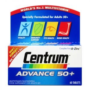 Centrum Advance 50 Plus Multivitamin Tablets 60 Tablets