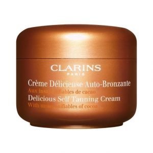 Clarins Delicious Self Tanning Cream Itseruskettava Voide Kasvoille Ja Vartalolle 125 ml