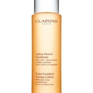 Clarins Extra Comfort Toning Lotion Kasvovesi Kuivalle Tai Herkälle Iholle 200 ml