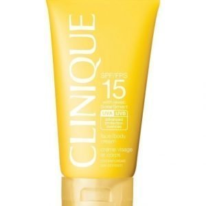 Clinique Sun Broad Spectrum Spf 15 Sunscreen Face/Body Cream Aurinkosuojavoide 150 ml