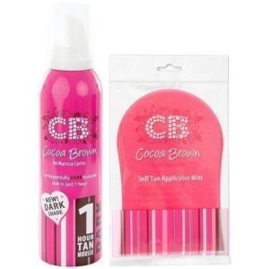 Cocoa Brown 1 Hour Tan Dark & Tanning Mitt