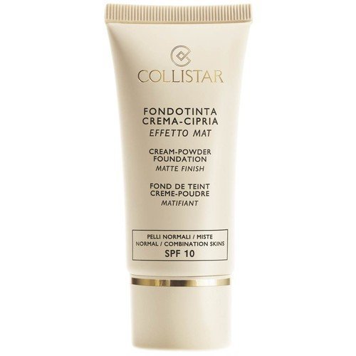 Collistar Cream Powder Foundation Matte Finish SPF 10 6 Leather