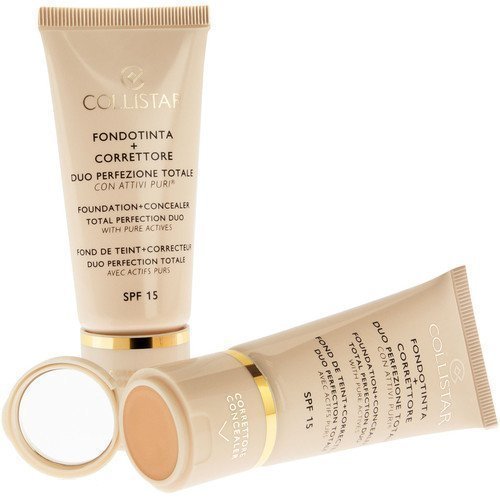 Collistar Foundation + Concealer Total Perfection Duo SPF 15 6 Sun