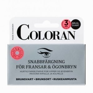 Coloran Quick Lash & Eyebrow Color Kulmaväri Musta / Ruskea