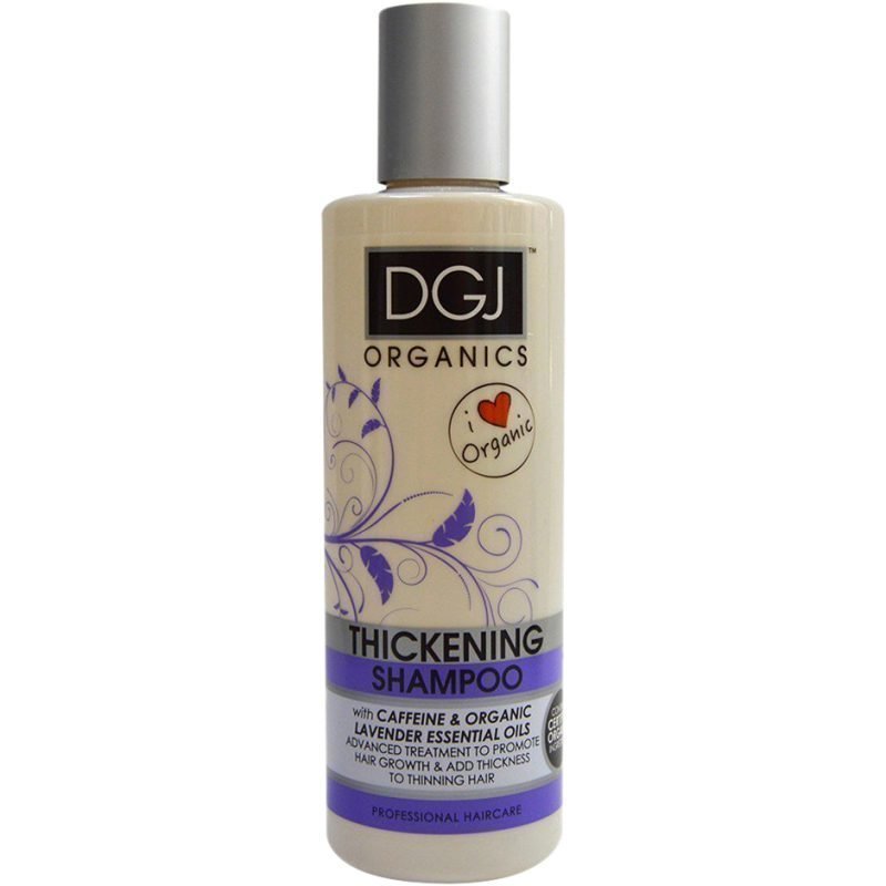 DGJ Organics Thickening Shampoo Caffeine & Lavender Essential Oils 250ml