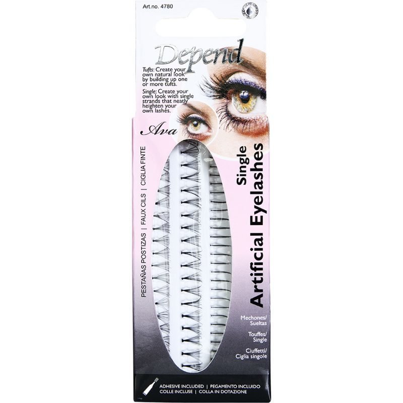 Depend Artificial Eyelashes Ava Single Mix