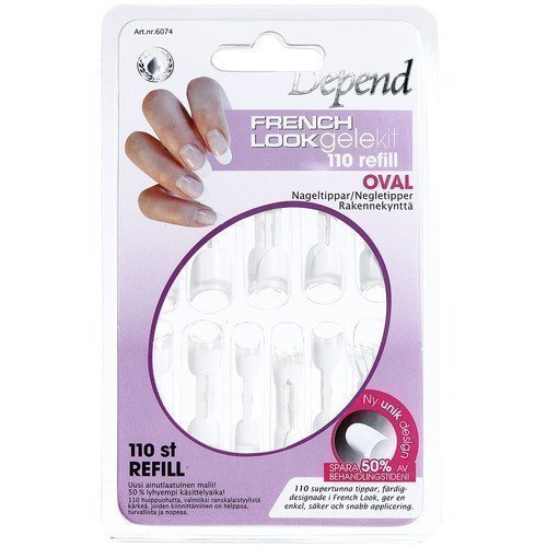 Depend French Look Gelekit Kynsitipit Ovaali 110 kpl