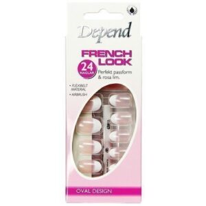 Depend French Look Oval Design -tekokynnet