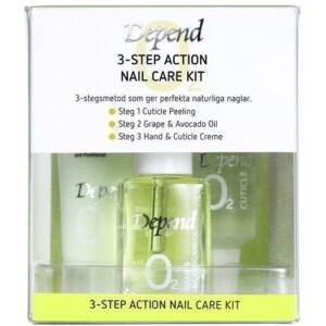 Depend O2 3-step Action Nail Care Kit