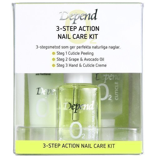 Depend O2 3-step Action Nail Care Kit
