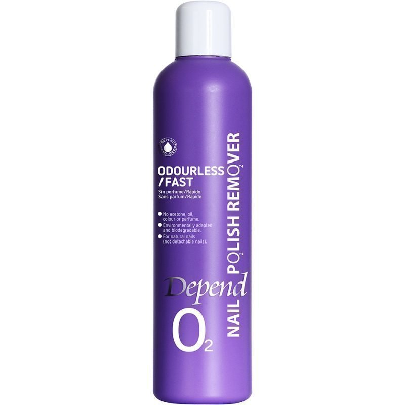 Depend O2 Nail Polish Remover Odourless/Fast 250ml
