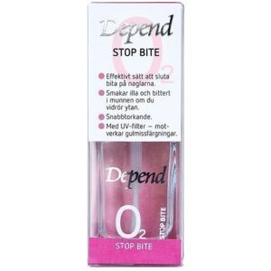 Depend O2 Stop Bite