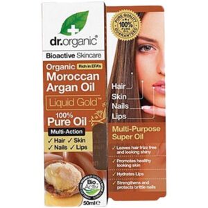 Dr Organic Moroccan Argan Oil Liquid Gold 100% Pure Oil 50ml