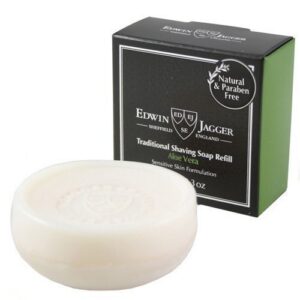 Edwin Jagger Natural Traditional Shaving Soap Refill Aloe Vera