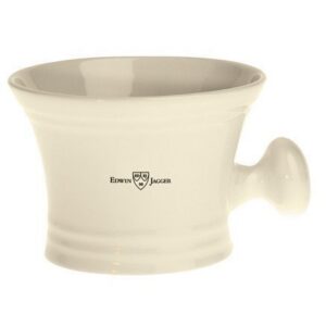 Edwin Jagger White Porcelain Shaving Soap Bowl Handle