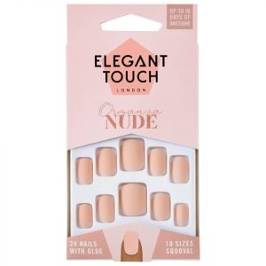 Elegant Touch Nude Nails Organza