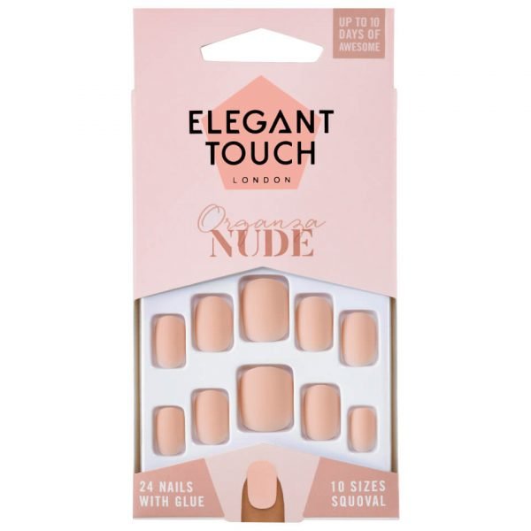 Elegant Touch Nude Nails Organza