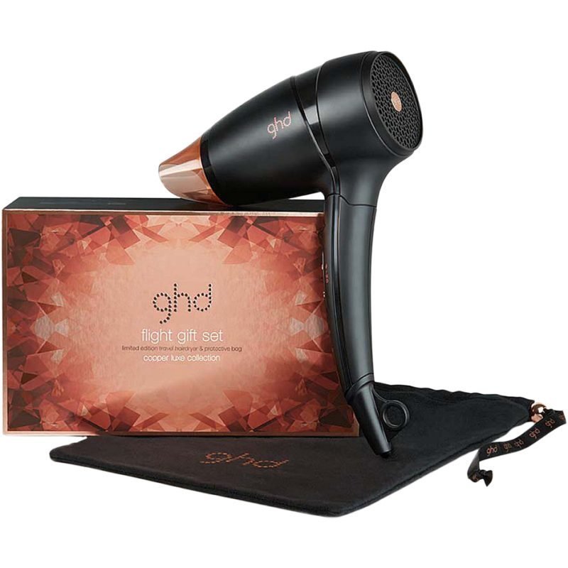 GHD Copper Luxe Collection Air Hair Dryer Flight Gift Set