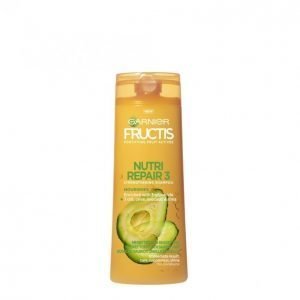 Garnier Fructis Nutri Repair 3 Shampoo Kuiville Ja Vaurioituneille Hiuksille 250 Ml