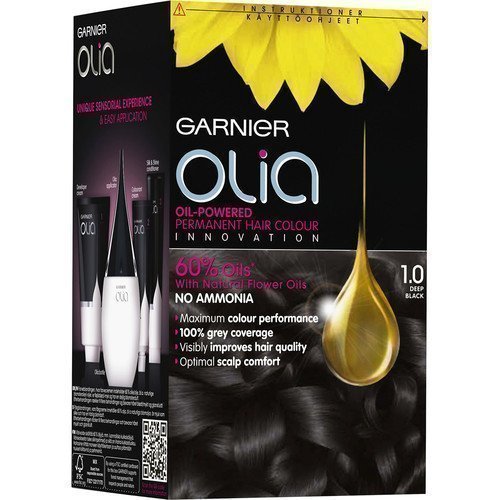 Garnier Olia Permanent Hair Colour 1.0 Deep Black