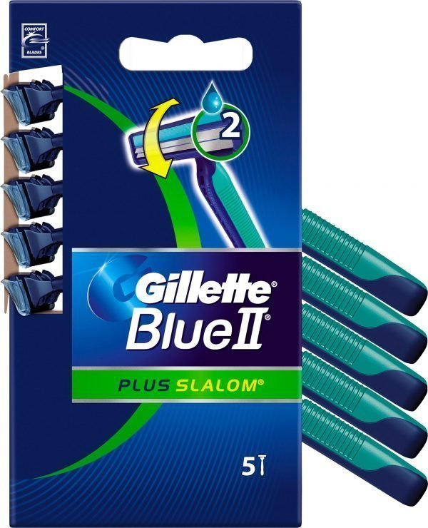 Gillette Blue Ii Plus Slalom Varsiterä 5 Kpl