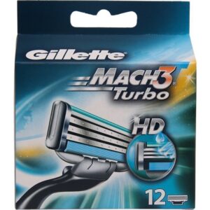 Gillette Mach 3 Turbo 12 Pack